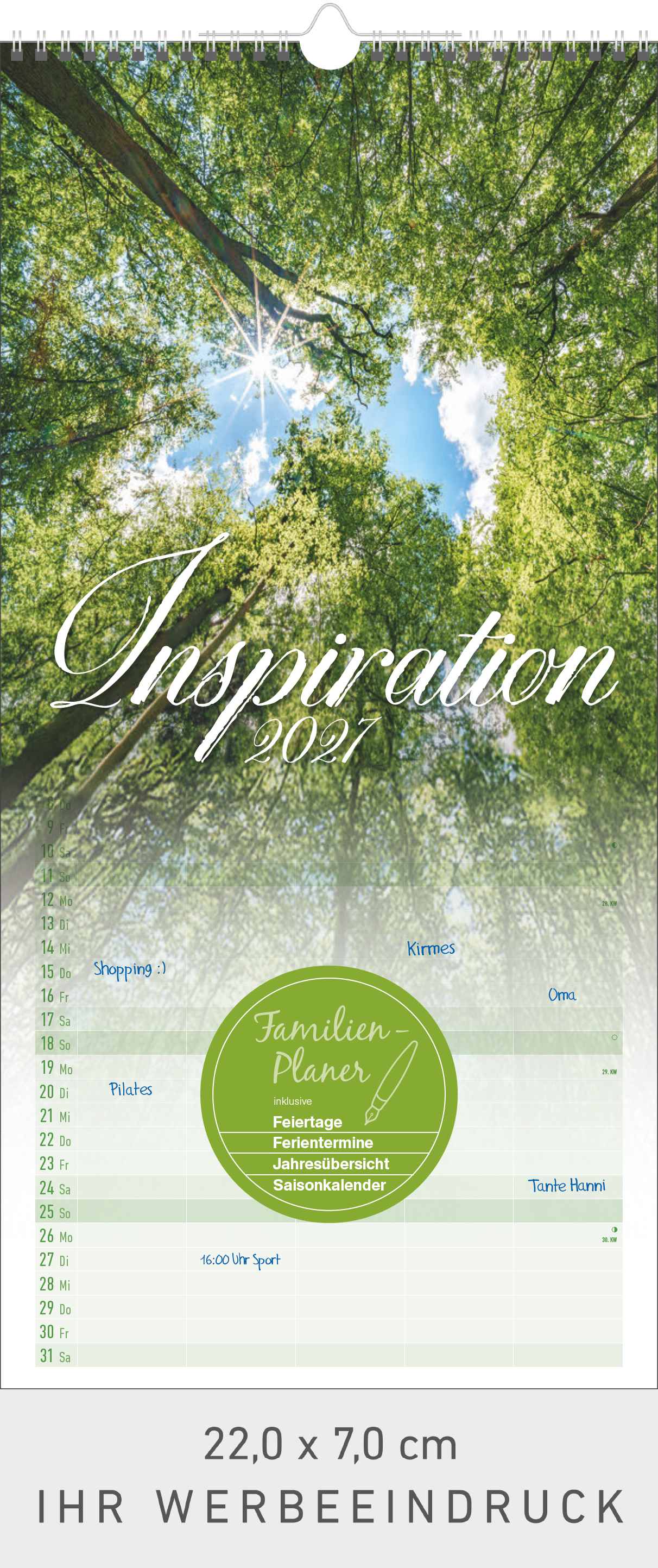 Familienplaner Inspiration