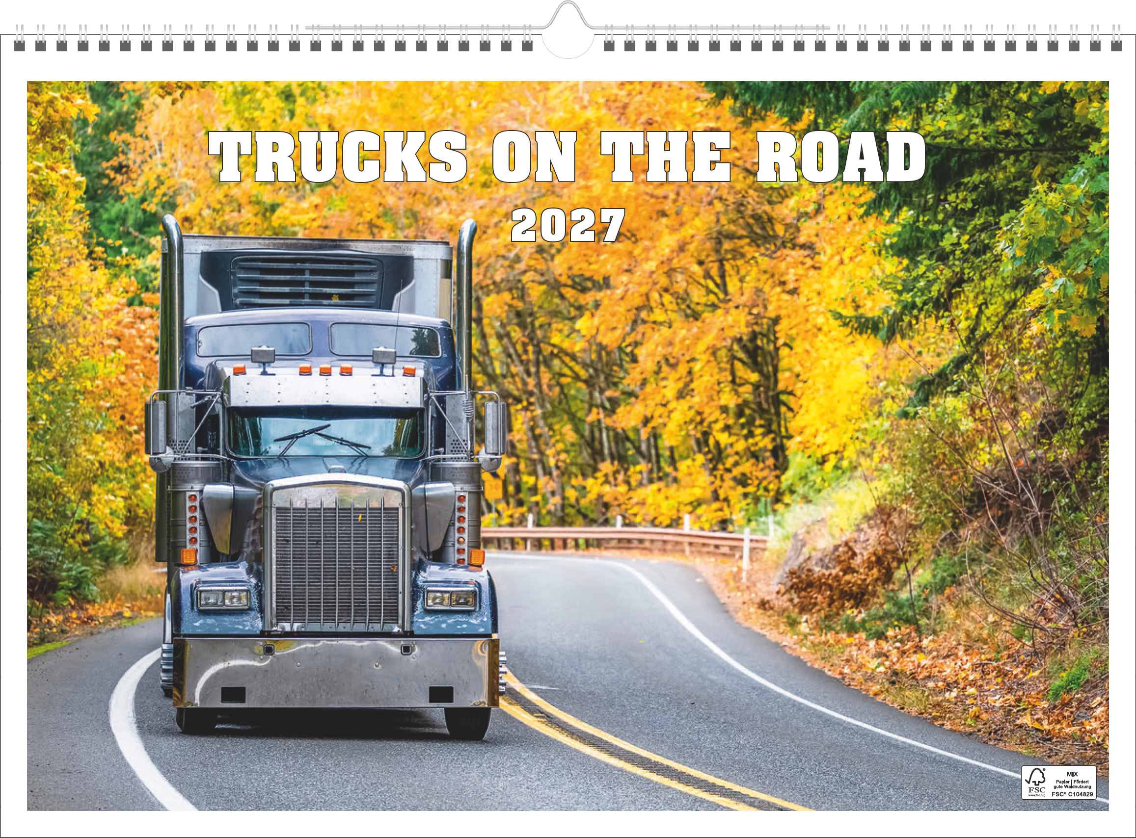Trucks on the road