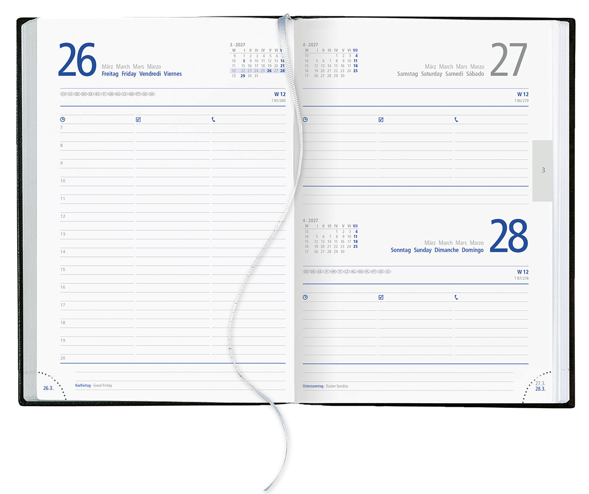 Buchkalender "Columbia"